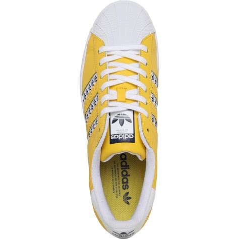 adidas superstar wit geel|adidas Superstar Shoes .